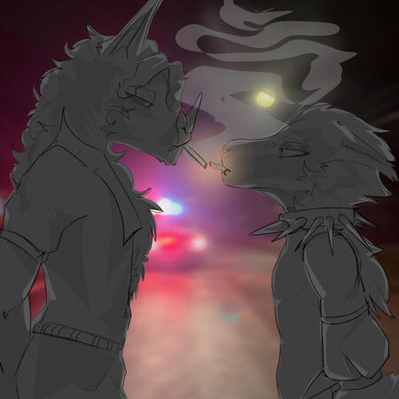 Sasha x Yote Sketch Halfbody